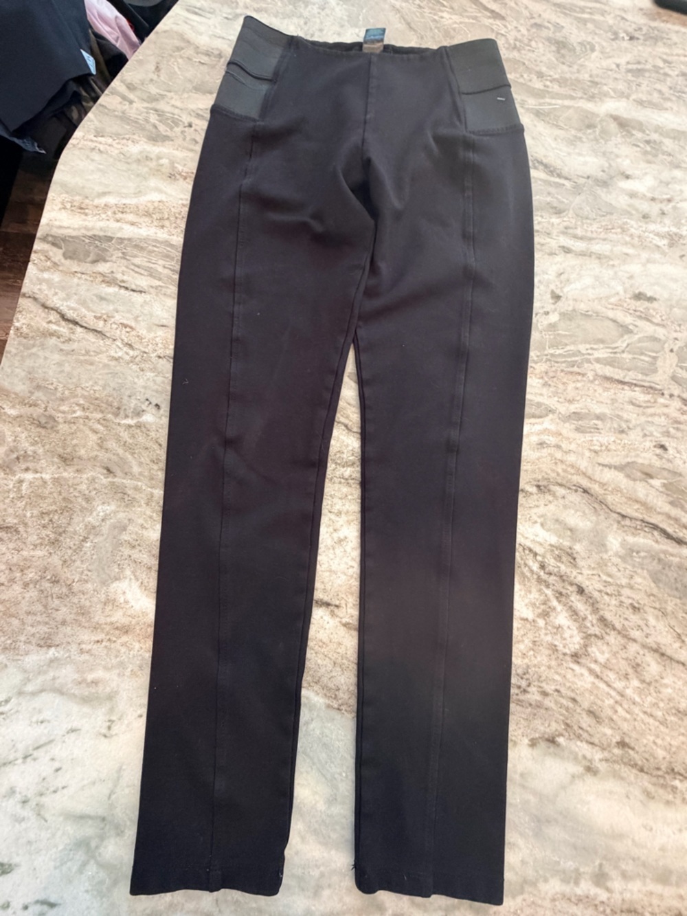 Sella Luce Black Pull On Pants Women’s Small Stretch Slim Work Casual